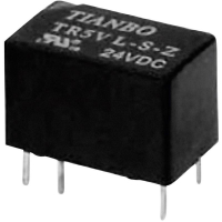 Реле электромагнитное 24 В/DC, 2 А, 1 шт Tianbo TR5V-M-24VDC-S-Z