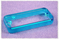 Каркас 8x103x30.5 мм, материал: акрилонитрил, синий Hammond 1455LBTBU-10