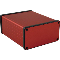 Корпус 120x103x53 мм, материал: алюминий, красный, 1 шт Hammond 1455N1201RD