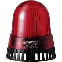 Зуммер сигнальный 24 В, светодиодный, красный, 92 дБ Werma 420.110.75