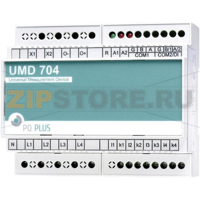 Прибор измерительный, универсальный, на DIN-рейку, RS485, Ethernet PQ Plus UMD 704EL 