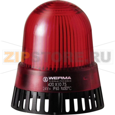 Зуммер сигнальный 230 В, светодиодный, красный, 92 дБ Werma 420.110.68 