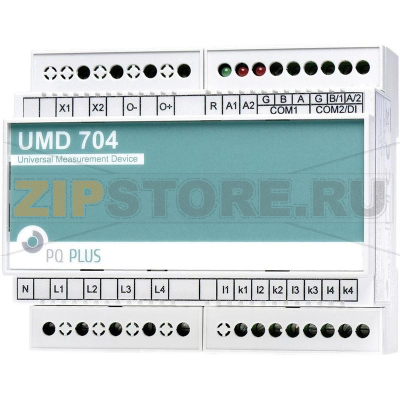 Прибор измерительный, универсальный, на DIN-рейку, RS485 PQ Plus UMD 704 