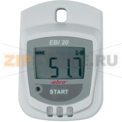 Регистратор данных температуры и влажности, от -30 до 60°C Ebro EBI 20-TH1 