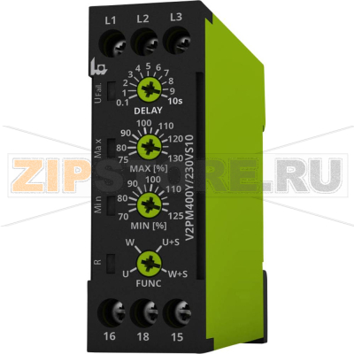 Реле контроля напряжения 230-400 В/AC, 1 шт Tele V2PM400Y/230VS10 
