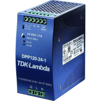 Блок питания на DIN-рейку 12 В, 10 А, 120 Вт TDK-Lambda DPP-120-12-1