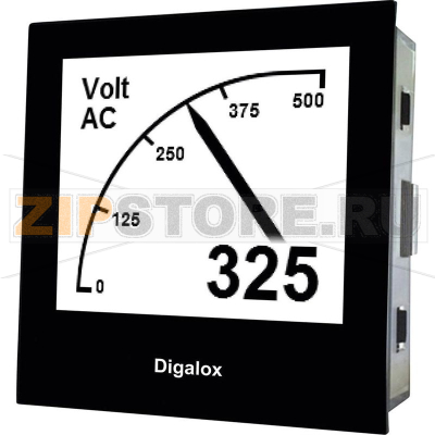Вольтамперметр графический на DIN-рейку, 1 шт TDE Instruments Digalox 