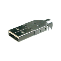Штекер под пайку, USB 2.0, тип: А BKL Electronic 10120098