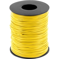 Провод медный 1x0.5 мм, желтый, 100 м Beli Beco D 105/100