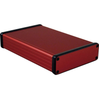 Корпус 160x103x30.5 мм, материал: алюминий, красный, 1 шт Hammond 1455L1601RD