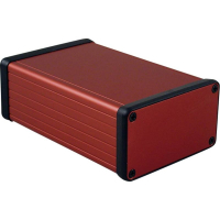 Корпус 120x78x43 мм, материал: алюминий, красный, 1 шт Hammond 1455K1201RD