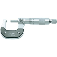 Микрометр DIN 863, диапазон измерений 0-25 мм с шагом 0,01 мм Horex 2304510
