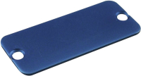 Пластина торцевая, материал: алюминий, синяя, 1 шт Hammond 1455NALBU-10