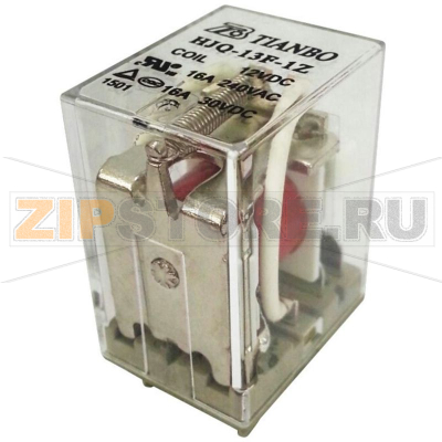 Реле электромагнитное 230 В/AC, 20 А, 1 шт Tianbo HJQ-13F-1Z-220/240VAC 