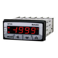 Мультиметр цифровой 110-220 В/AC, панельный, компактный Autonics MT4N-DV-45