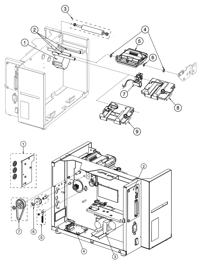 Механизм принтера Datamax ST-3210