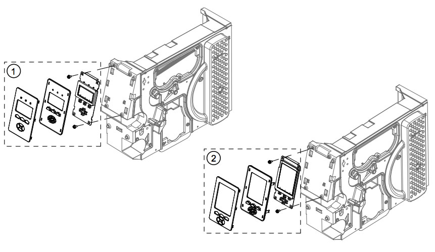 дисплей передней панели принтера Datamax
