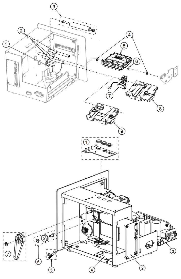 механизм принтера sv-3210 datamax