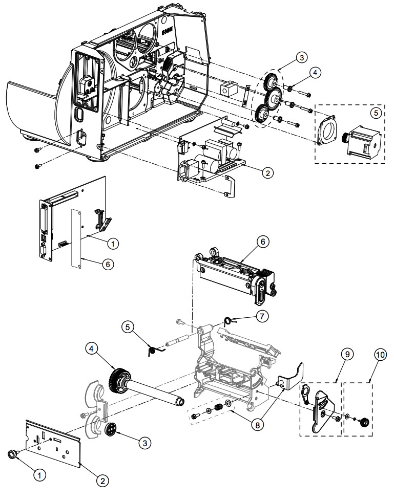 печатающий механизм M-4210 datamax