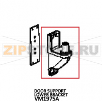 Door support lower bracket Unox XV 593