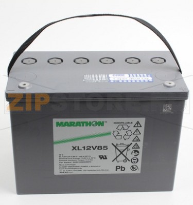 Marathon ХL12V85 (L12V80)   Аккумулятор Marathona  ХL12V85 (L12V80) Характеристики: Напряжение - 12 В; Емкость - 80 Ач; Габариты: длина 359 мм, ширина 172 мм, высота 226 мм, вес: 30  кг