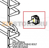 M6 lateral supports fixing bolt Unox XF 133