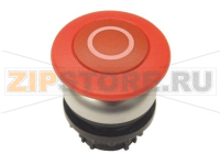 Кнопка грибовидная, RMQ-Titan, без фиксации, красная, с маркировкой Eaton M22-DP-R-X0