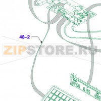 Плоский кабель плата процессора - клавиатура Bizerba BC-II 800