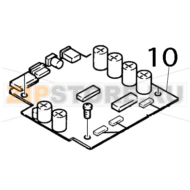 Main PCB-A ass’y (USB) TSC TTP-244 Pro Main PCB-A ass’y (USB) TSC TTP-244 ProЗапчасть на деталировке под номером: 10