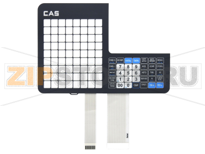 Клавиатура для весов CAS CL3000J-B Пленочная клавиатура для весов CAS CL3000J-B