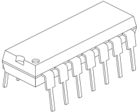 Микроконтроллер встроенный, PDIP-14, 8 Бит, 20 МГц, I/O 12 Microchip Technology PIC16F630-I/P