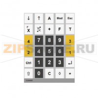 Клавиатурная вставка с символами 30 клавиш кириллица Bizerba BC-II 800