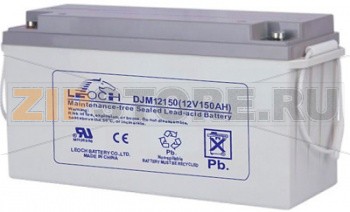 Leoch DJM12150 Аккумулятор для резервного питания Leoch DJM12150 Характеристики: Напряжение - 12В; Емкость - 150Ач; Габариты: длина 485 мм, ширина 170 мм, высота 242 мм, вес: 48.2 кг