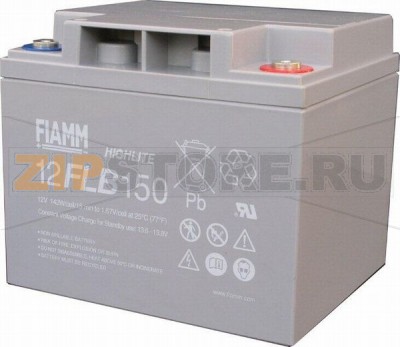 FIAMM 12 FLB 150 Аккумулятор FIAMM 12 FLB 150 для промышленных UPS Напряжение - 12 В; Емкость - 40 Ач; Габариты: длина 197 мм, ширина 165 мм, высота 170 мм, вес: 14 кг