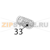 Compression spring 0.5x5x16 Zebra TTP-2030