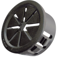 Зажим кабельный, Ø: 25.4 мм, материал: полиамид, черный, 1 шт Richco PGSD-10