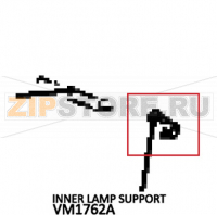 Inner lamp support Unox XV 893