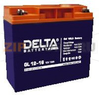 Delta GL 12-16 Гелевый аккумулятор Delta GL 12-16 (характеристики): Напряжение - 12 В; Емкость - 16 Ач; Габариты: 181 мм x 77 мм x 167 мм, Вес: 5,9 кгТехнология аккумулятора: GEL