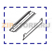 Ribbon Strip Plate & Ribbon Static Brush Zebra ZE500-4RH
