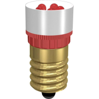 Лампа светодиодная 230 В/DC, 230 В/AC, цоколь: E14, красная Signal-Construct MCPE145308