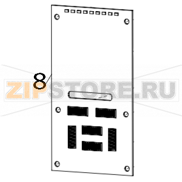 LCD Panel board assy TSC MH641 LCD Panel board assy TSC MH641Запчасть на деталировке под номером: 8