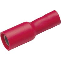 Гильза соединительная, изолированная, 0.5 мм², 1 мм², Ø=4 мм, красная, 1 шт Cimco 180310