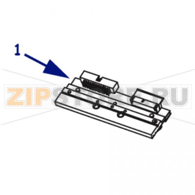 Печатающая термоголовка Zebra 220Xi4 (300dpi) Печатающая термоголовка ZEBRA 300 dpi Printhead Replacement Kit - 220Xi4.  Запчасть на сборочном чертеже под номером: 1Количество запчастей в комплекте: 1 Термопечатающая головка для суперпромышленного принтера Zebra 220Xi4  созданного для печати самоклеящихся этикеток в больших объемах (дневная производительность до 100 тыс. этикеток). Разрешающая способность термоголовки - 300 dpi. Ширина печати (максимальная) - 104мм. Максимальная скорость печати - до 203 мм/сек. Тип печати: прямая и термотрансферная. Ресурс термоголовки: 50 км.