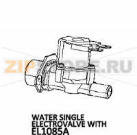 Water single electrovalve with Unox XFT 195