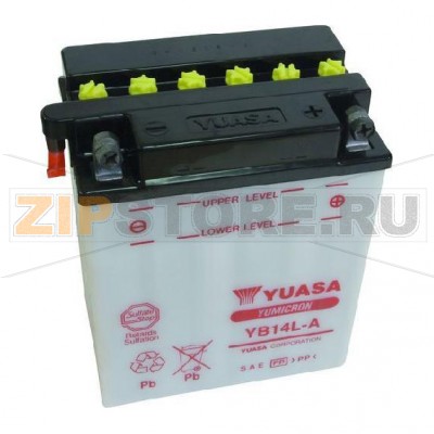 YUASA YB14L-A Мото аккумулятор Yuasa YB14L-A Напряжение АКБ: 12VЕмкость АКБ: 14Ah
