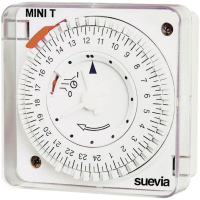 Таймер аналоговый на DIN-рейку 230 В/AC, 16 А, 230 В, 1 шт Suevia Mini T QRD