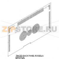 Zinced back panel rossella Unox XF 090P