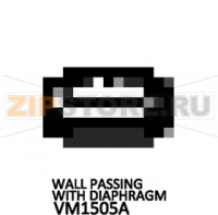 Wall passing with diaphragm Unox XL 415
