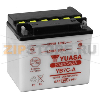 YUASA YB7C-A Мото аккумулятор Yuasa YB7C-A Напряжение АКБ: 12VЕмкость АКБ: 9Ah