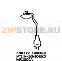 Cable 3X1,5 H07RN-F MT1,5+K2/3+Schuko Unox XL 415